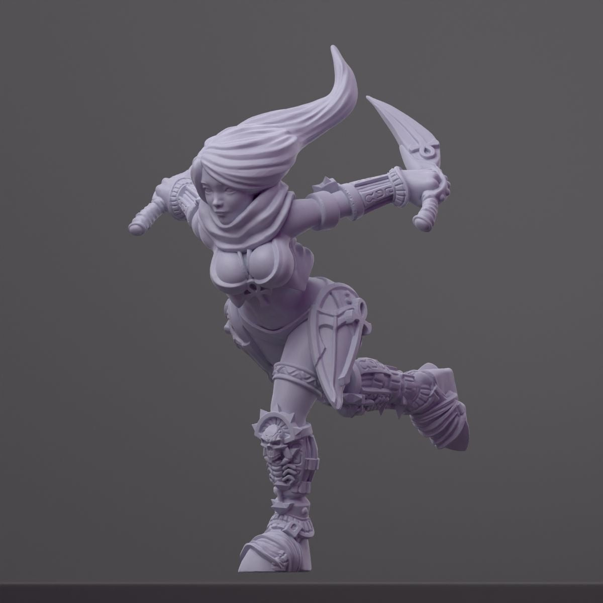 Mikasa - Order of the Iron Lily - 3d Printed Miniature Sculpted by RN Estudio