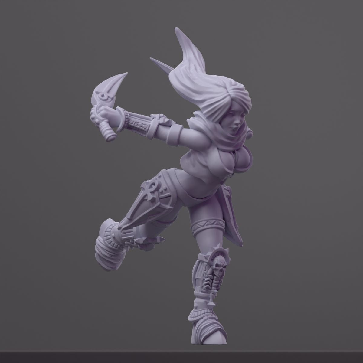 Mikasa - Order of the Iron Lily - 3d Printed Miniature Sculpted by RN Estudio