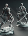 Vera Lanius the Absolved, Knight Commander - 3d Printed Miniature Sculpted by DM Stash