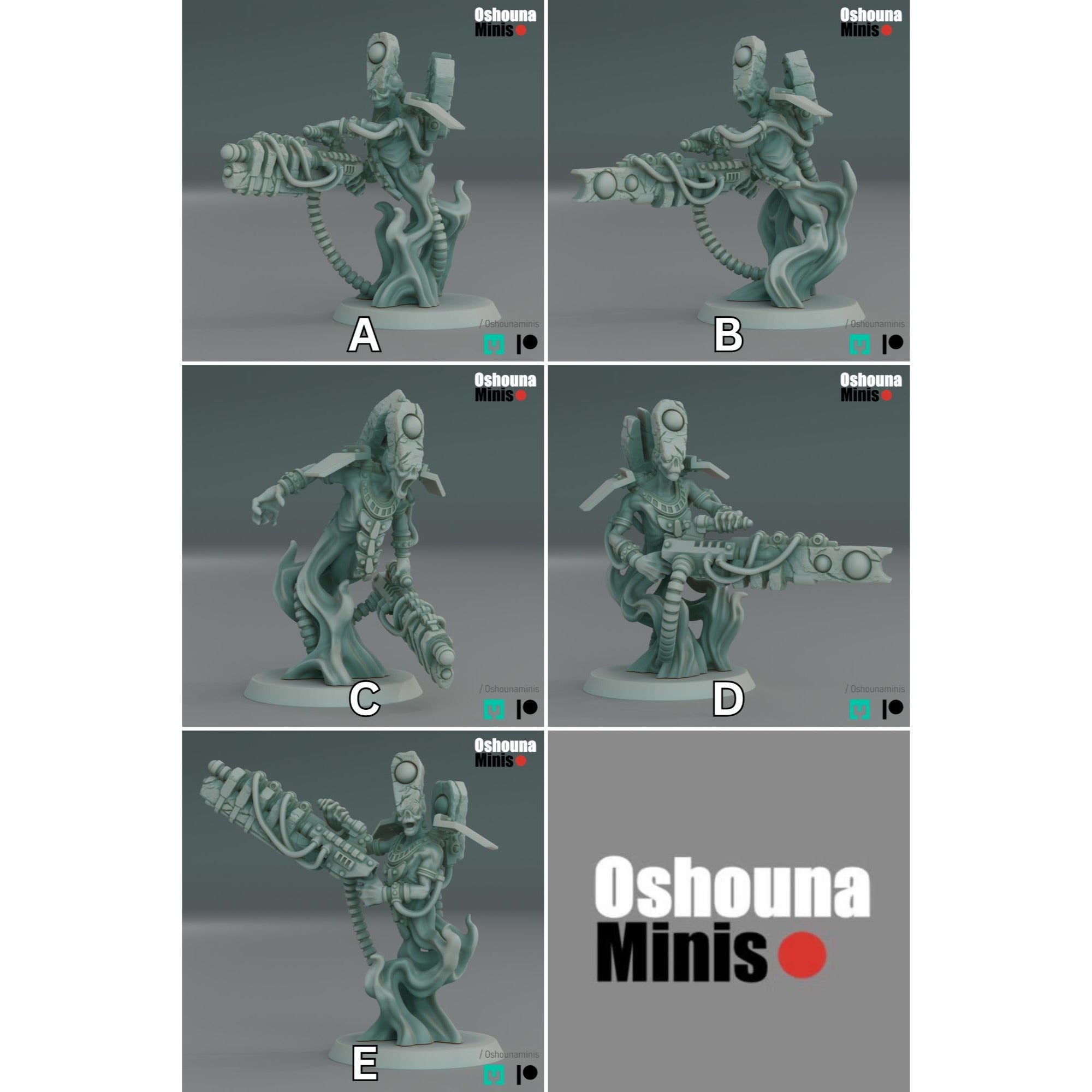 Doomed Empire Heavy Warriors - 3d Printed Miniature by OshounaMinis