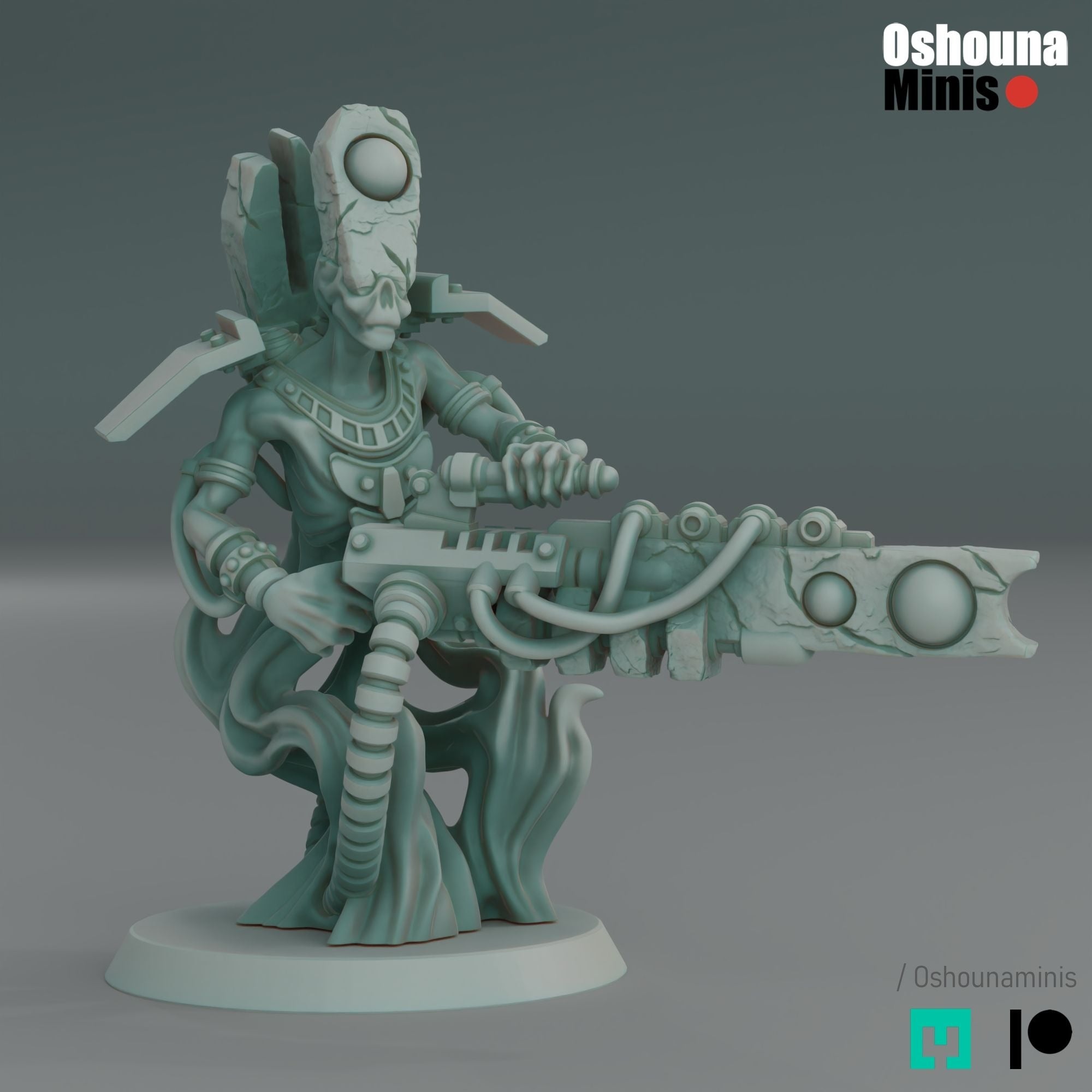 Doomed Empire Heavy Warriors - 3d Printed Miniature by OshounaMinis