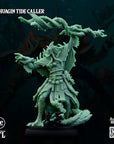 Krytona Skrill, Sahaugin Lord and Minions - 3d Printed Miniature Sculpted by Big Bad Evil Guys