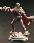 Human Artificer Gunslinger, Darian Jaegar - 3d Printed Miniature Sculpted by DM Stash