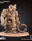 Mutation Clown - Horror Circus - 3d Printed Miniature sculpted by Bite the Bullet