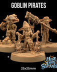Goblin Pirates - Hunt for the Last Sea Angel - 3d Printed Miniature Sculpted by Dragon Trappers Lodge