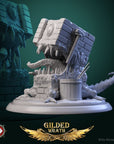 Vault Spawn - Gilded Wrath - 3d Printed Miniature Sculpted by White Werewolf Tavern