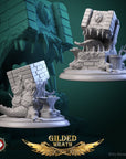 Vault Spawn - Gilded Wrath - 3d Printed Miniature Sculpted by White Werewolf Tavern