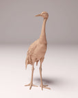 Red-Crowned Crane - 3d Printed 1:16 Scale Miniature by Animal Den