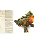 Pumpkin Dragon - Halloween 2024 - 3d Printed Miniature Sculpted by Printed Obsession