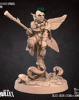 Pixie Monk - Pixies - 3d Printed Miniature sculpted by Bite the Bullet