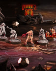 Hellish Demons - Demon's Gate - 3d Printed Miniature Sculpted by Cast N Play