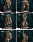 Dark Elf Knights - Army of Darkness: Dark Elves - 3d Printed Miniature Sculpted by Monolith Arts