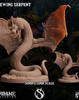 Rosewing Serpent - 3d Printed Miniature Sculpted by Sordane Publishing