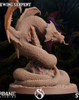Rosewing Serpent - 3d Printed Miniature Sculpted by Sordane Publishing