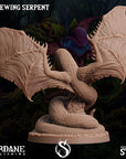 Rosewing Serpent - 3d Printed Miniature Sculpted by Sordane Publishing