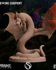 Rosewing Serpent - 3d Printed Miniature Sculpted by Sordane Publishing