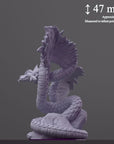 Coatl (Couatl) - Fantastic Creatures - 3d Printed Miniature Sculpted by Cast N Play