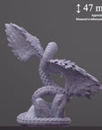 Coatl (Couatl) - Fantastic Creatures - 3d Printed Miniature Sculpted by Cast N Play