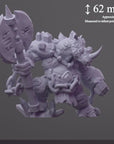 Ironstomp the Rhino - 3d Printed Miniature Sculpted by DiceHeads
