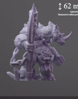 Ironstomp the Rhino - 3d Printed Miniature Sculpted by DiceHeads