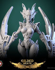 Guardian of the Golden Flame - Gilded Wrath - 3d Printed Miniature Sculpted by White Werewolf Tavern