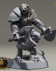 King Heartrender - Kings of Karmaaz (Lionfolk) - 3d Printed Miniature sculpted by Daybreak Miniatures