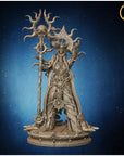 Sun Priestess - Army of Darkness: Dark Elves - 3d Printed Miniature Sculpted by Monolith Arts