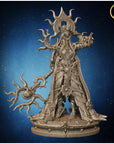 Sun Priestess - Army of Darkness: Dark Elves - 3d Printed Miniature Sculpted by Monolith Arts