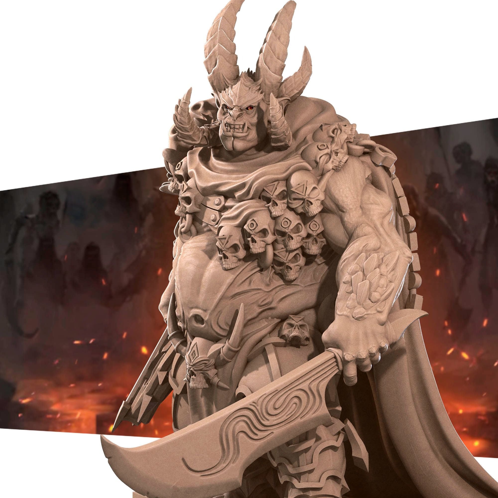 Orthon - Iconic Monsters - 3d Printed Miniature sculpted by Bite the Bullet