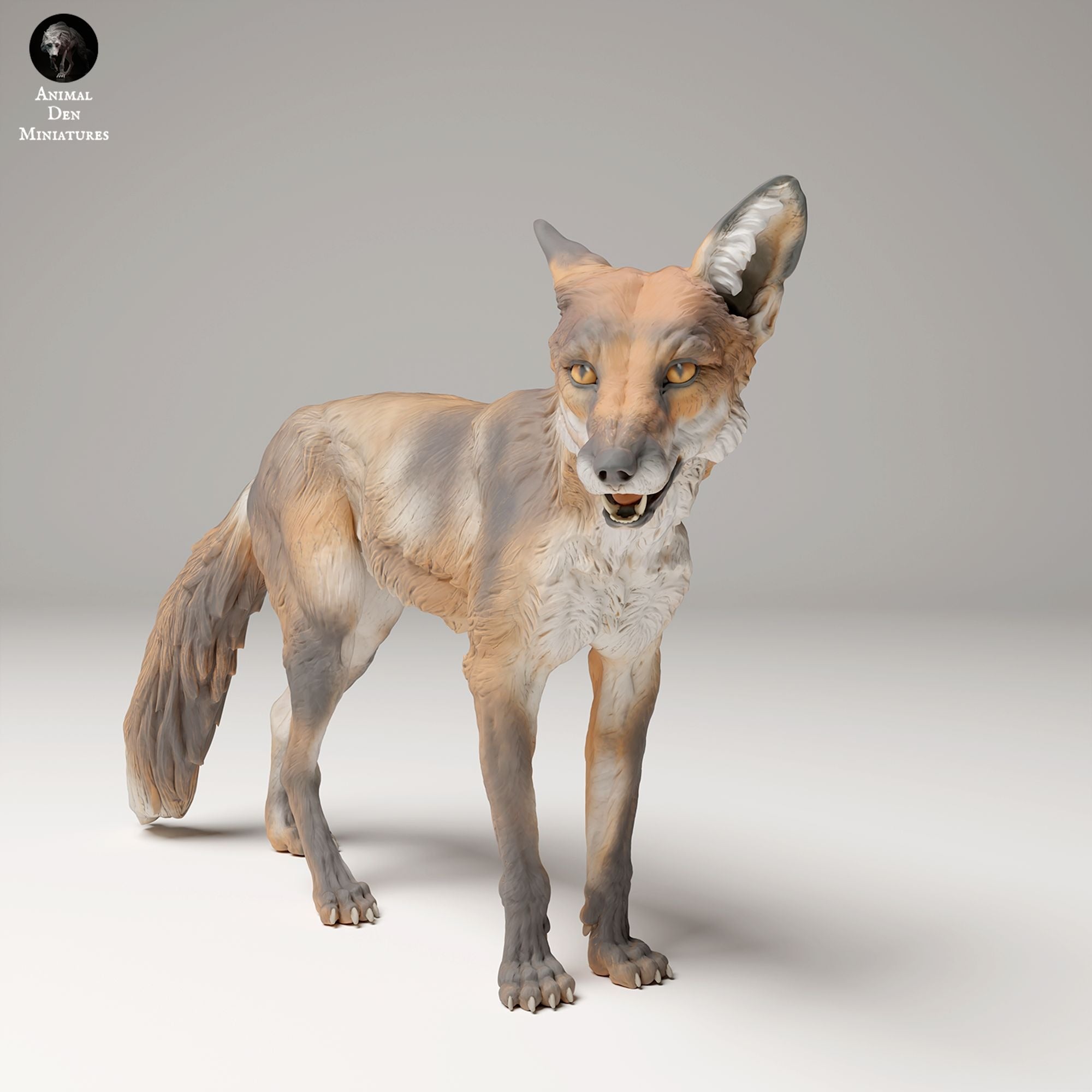 Red Fox - 3d Printed 1:12 Scale Miniature by Animal Den