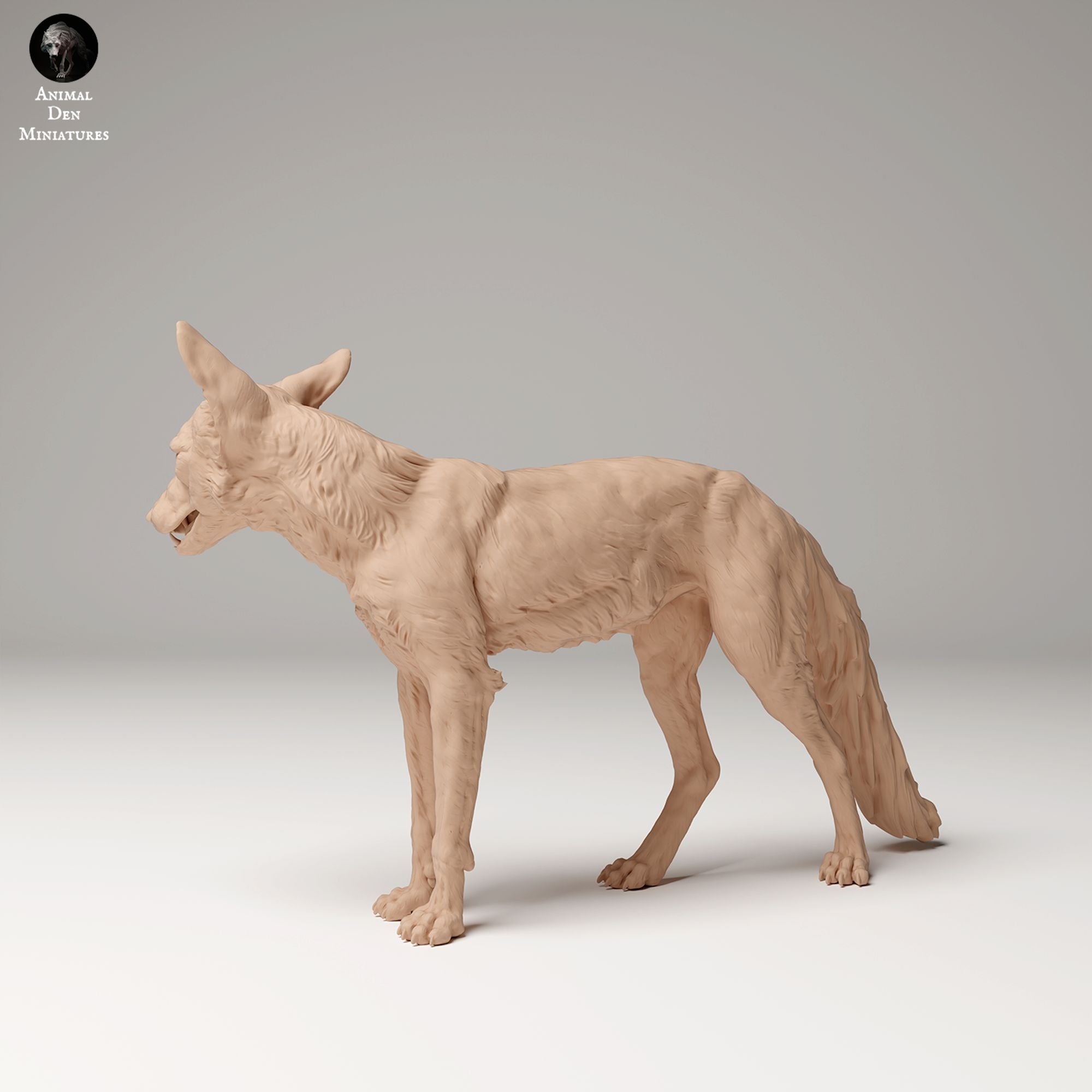 Red Fox - 3d Printed 1:12 Scale Miniature by Animal Den