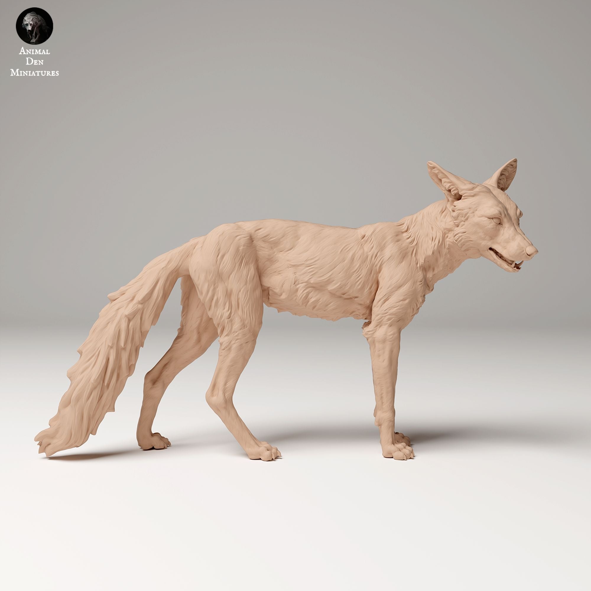 Red Fox - 3d Printed 1:12 Scale Miniature by Animal Den