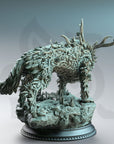 Faenror the Fey Touched, Direwolf of the Fey - 3d Printed Miniature Sculpted by DM Stash