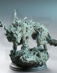 Faenror the Fey Touched, Direwolf of the Fey - 3d Printed Miniature Sculpted by DM Stash