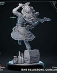 Isme Ralderone, Gunslinger Captain - Voice Under the Sea - 3d Printed Miniature Sculpted by Mammoth Factory