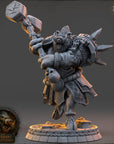 Molga Embertusk - The Covenant of Blackthorn (Boarfolk) - 3d Printed Miniature sculpted by Daybreak Miniatures