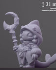 The Oracle - Curious Critters of Whimsy Isle - 3d Printed Miniature Sculpted by Velrock Art Miniatures