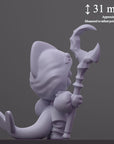 The Oracle - Curious Critters of Whimsy Isle - 3d Printed Miniature Sculpted by Velrock Art Miniatures