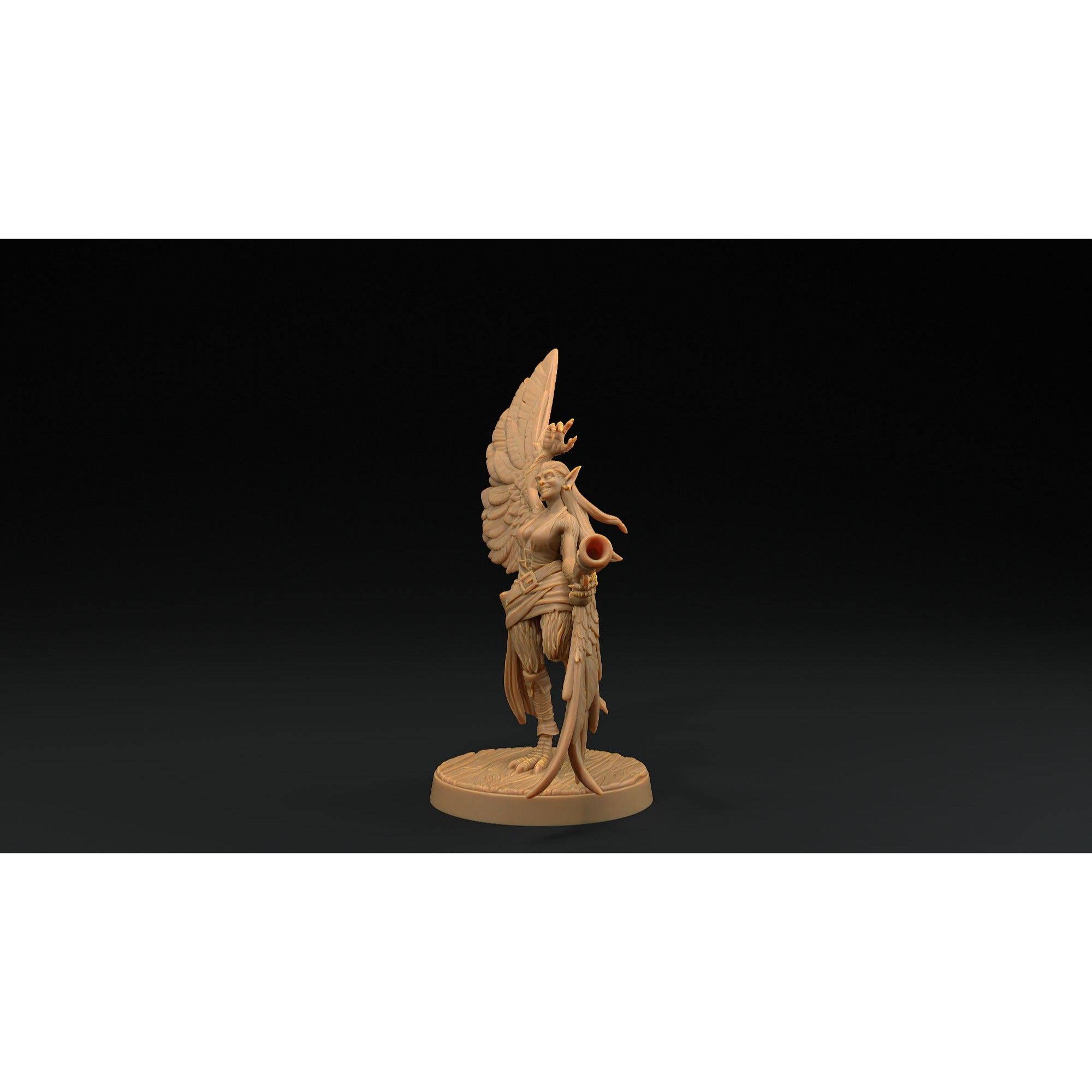 Harpy Pirates - Hunt for the Last Sea Angel - 3d Printed Miniature Sculpted by Dragon Trappers Lodge