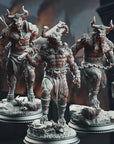Minotaurs of the Labyrinth's Depths - 3d Printed Miniature Sculpted by DM Stash