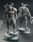Minotaurs of the Labyrinth's Depths - 3d Printed Miniature Sculpted by DM Stash