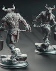 Minotaurs of the Labyrinth's Depths - 3d Printed Miniature Sculpted by DM Stash