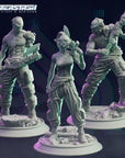 Outlaw Psycho Gang, The Hoodless - 3d Printed Miniature by Cyberstash