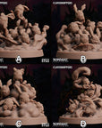 Cloudhoppers -  3d Printed Miniature Sculpted by Sordane Publishing