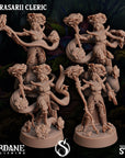 Florasarii (Flowerfolk) Cleric - 3d Printed Miniature Sculpted by Sordane Publishing