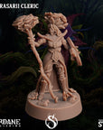 Florasarii (Flowerfolk) Cleric - 3d Printed Miniature Sculpted by Sordane Publishing
