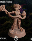 Florasarii (Flowerfolk) Cleric - 3d Printed Miniature Sculpted by Sordane Publishing