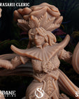 Florasarii (Flowerfolk) Cleric - 3d Printed Miniature Sculpted by Sordane Publishing