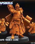 Quiapo Trench Cleric - 3d Printed Miniature Sculpted by Papsikels Miniatures