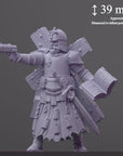 Quiapo Trench Cleric - 3d Printed Miniature Sculpted by Papsikels Miniatures